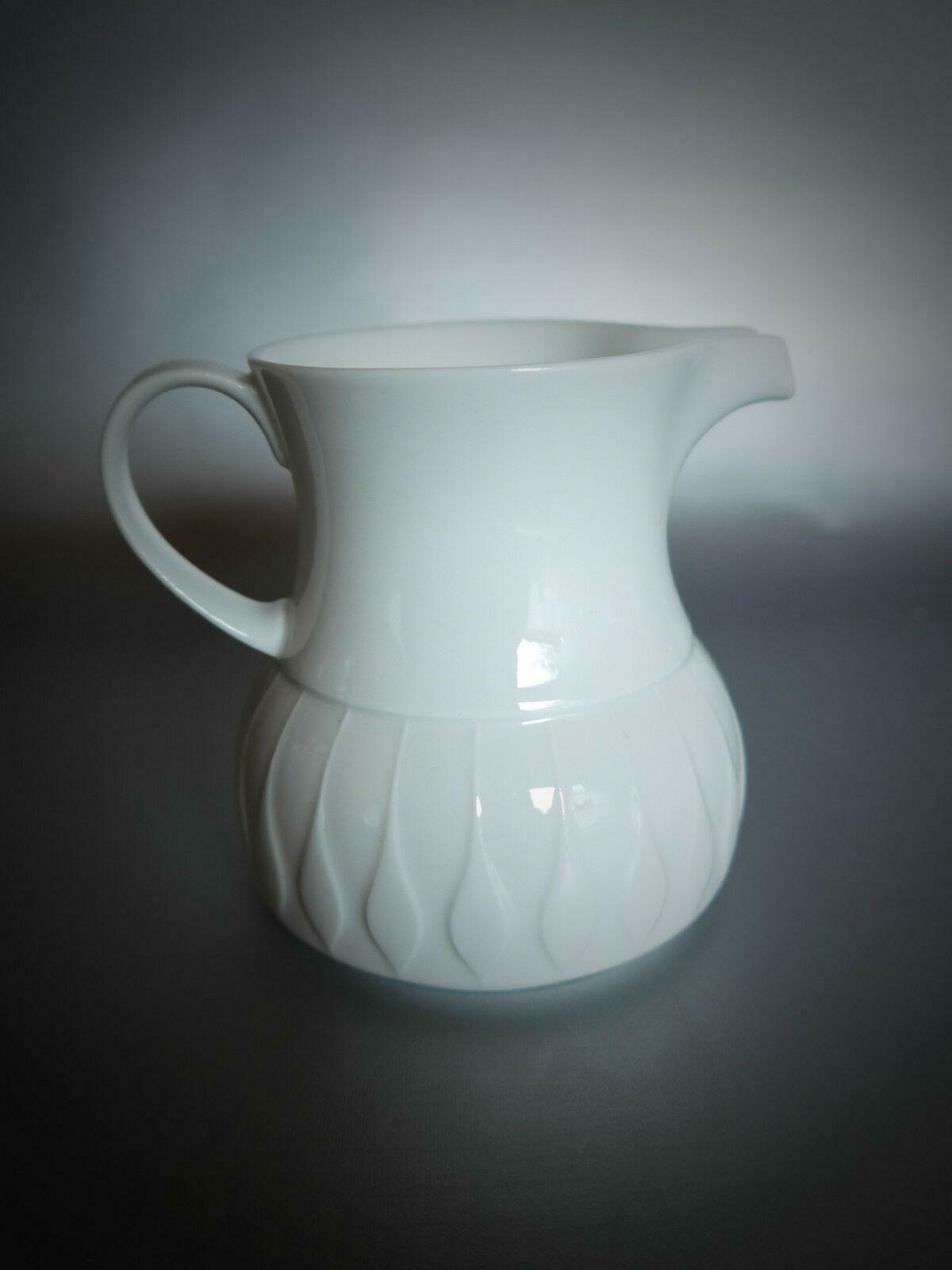Rosenthal THOMAS Porzellan LANZETTE weiß Milchkännchen Kännchen 70er 