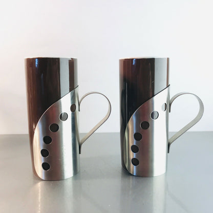 Schokoladengläser heiße Schokolade Kaba 2er Set braun 14,2 cm Porzellan