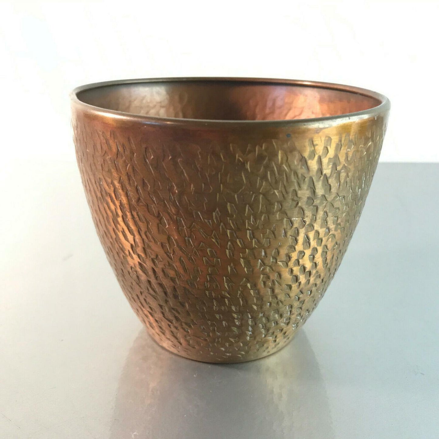 VINTAGE Vase Kupfer 8,2 cm 50er 60erMID CENTURY