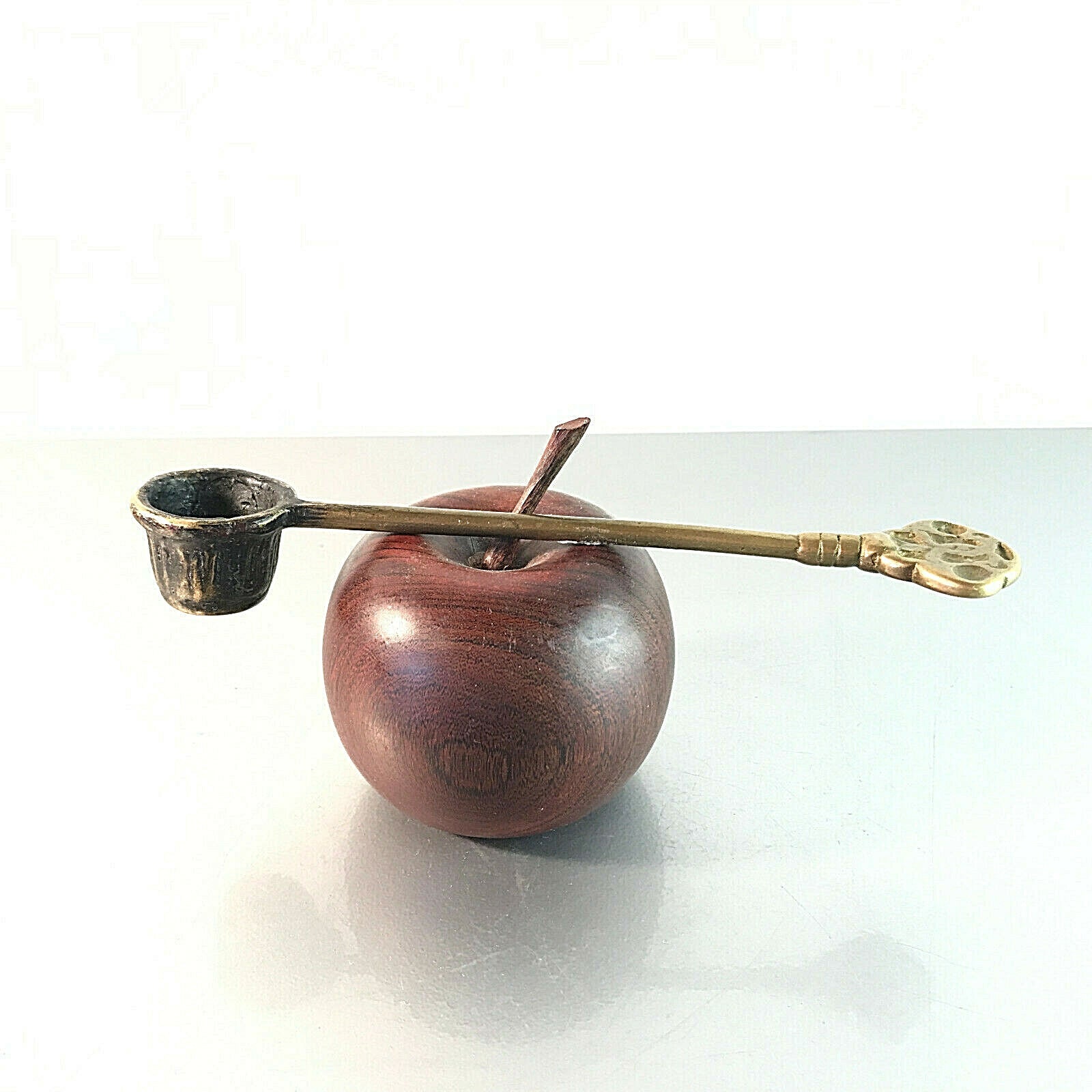 Kerzenlöscher Messing Kopf Glocke 17 cm Dochtlöscher Vintage 60er 