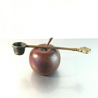 Kerzenlöscher Messing Kopf Glocke 17 cm Dochtlöscher Vintage 60er 