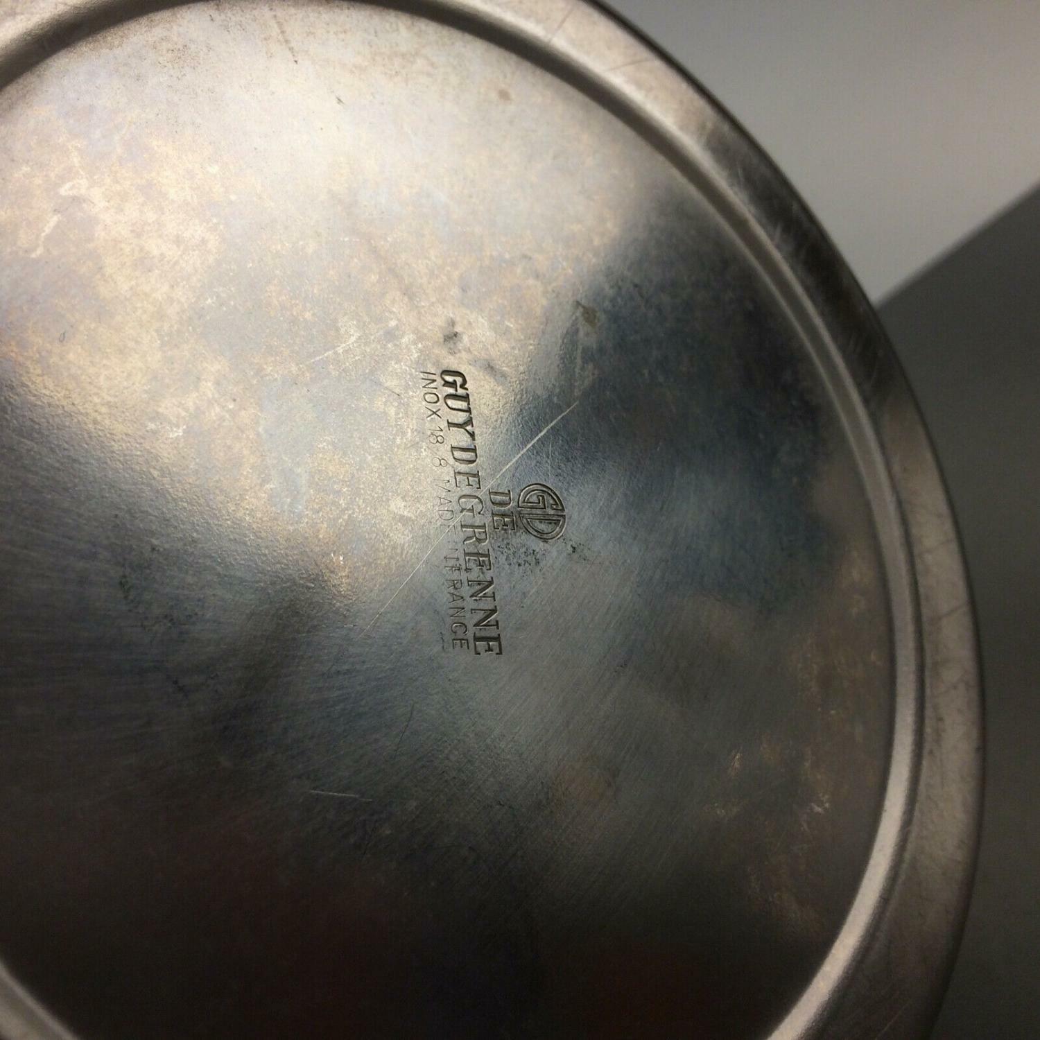 GUY DEGRENNE Flaschenkühler Sektkühler 70er 80er 21 cm Eiseimer FRANCE