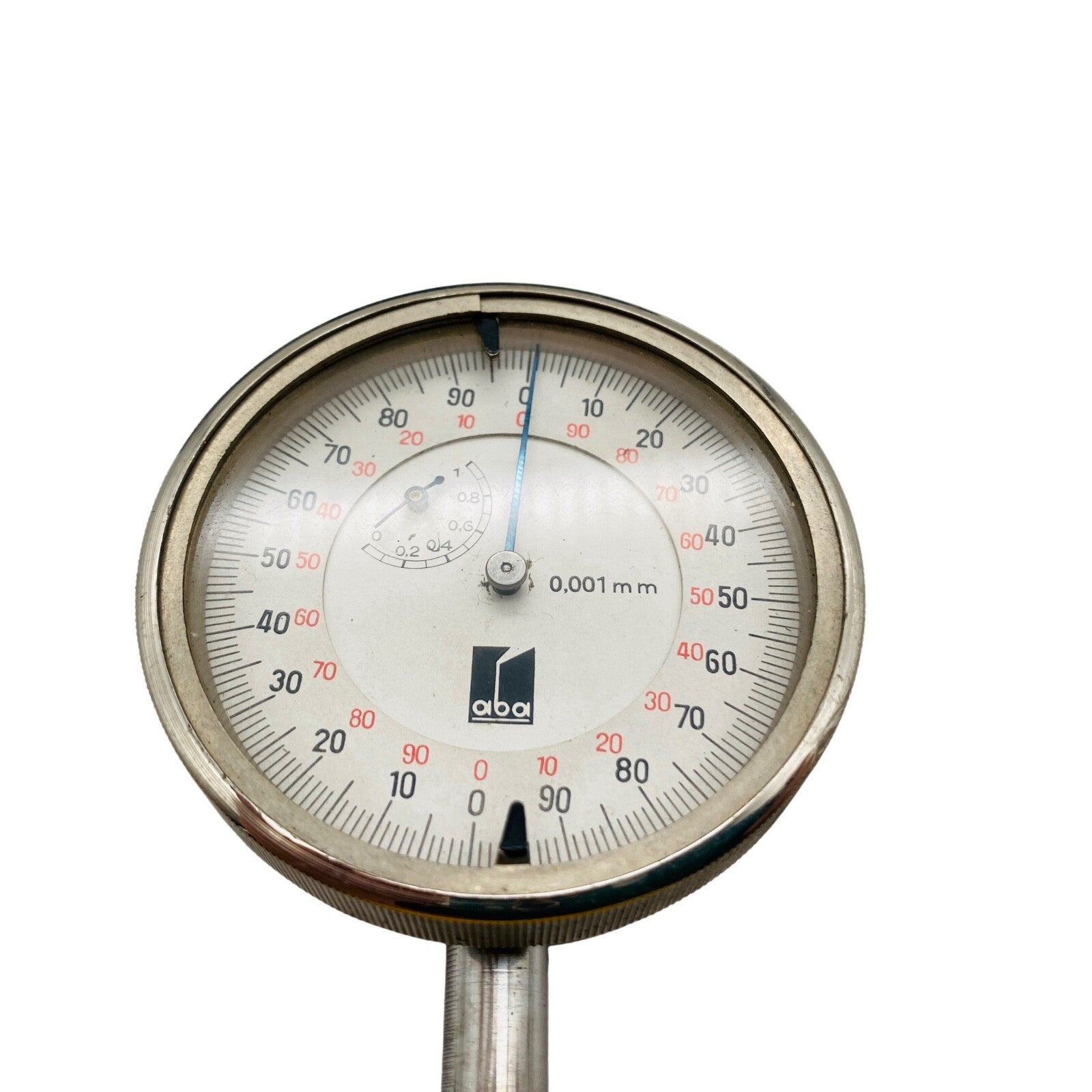 aba Tiefenmesser analgog  0,001 mm Messgerät in Koffer Vintage Messuhr