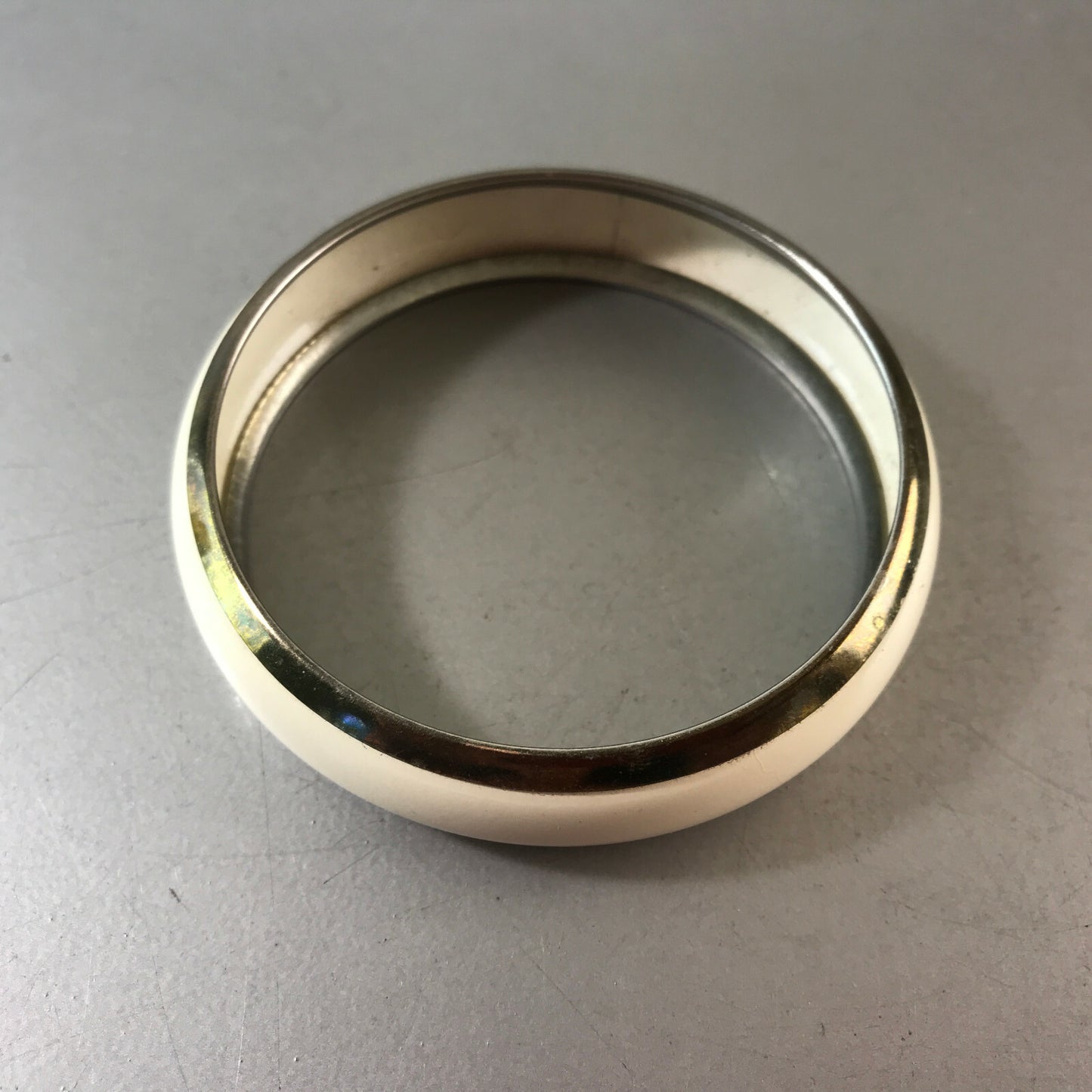 ARMREIF Vintage Metall innen D 6,7 cm Armring 60er 70er 