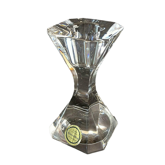 Villeroy & Boch Kerzenständer 70er 80er KERZENHALTER GLAS 10 cm