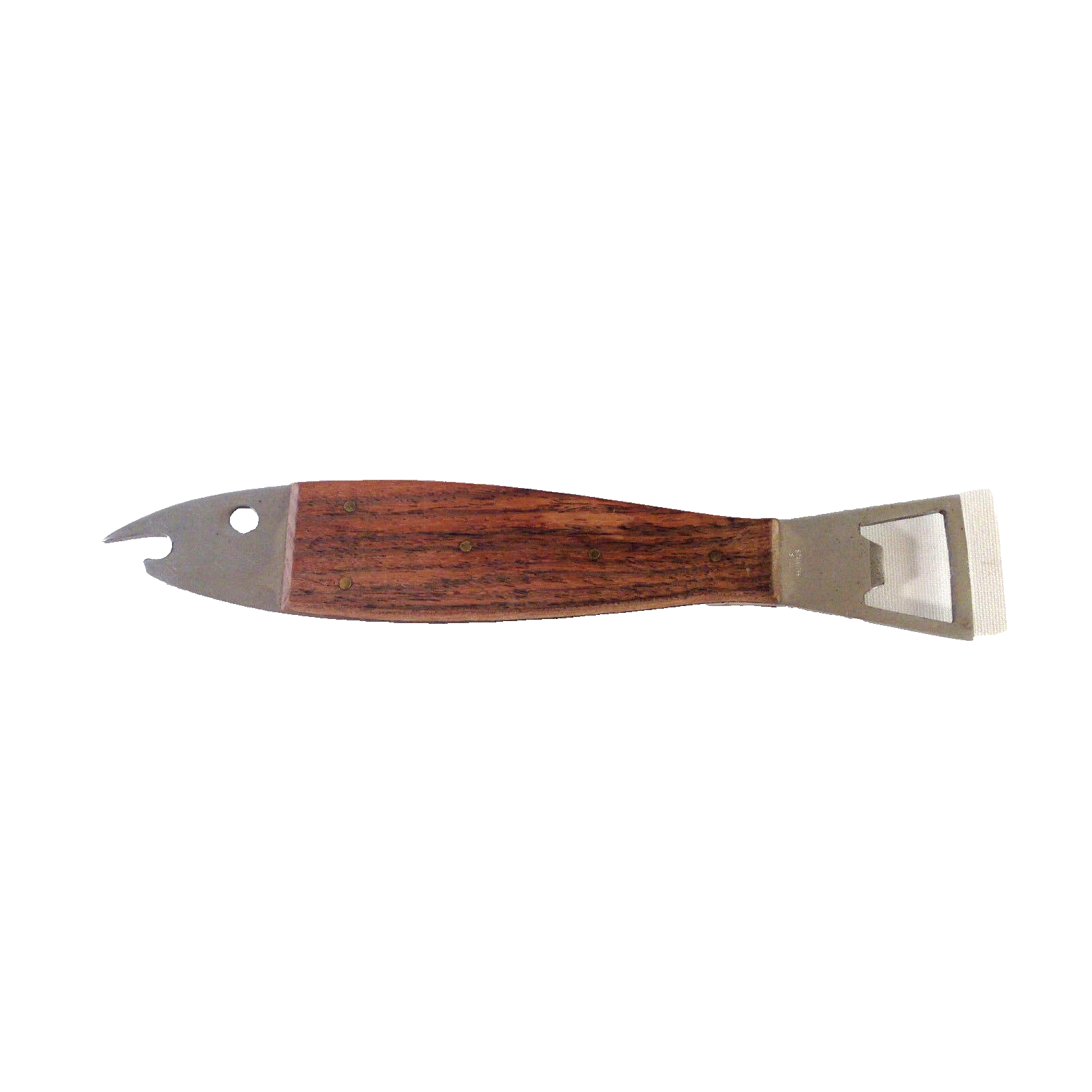 Vintage Flaschenöffner FISCH  Holz Teak 50er 60er MID CENTURY 20 cm