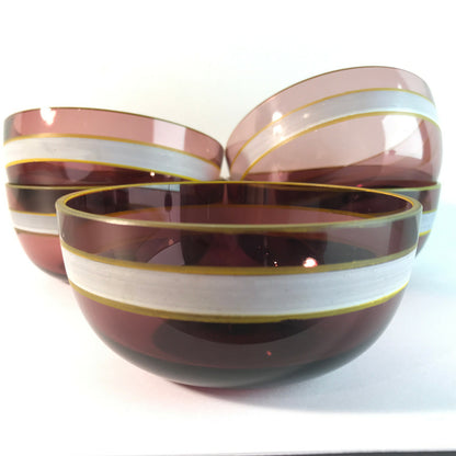 Lila Schälchen Schale 10,3 cm 50er 60er Vintage MID CENTURY Schüssel 