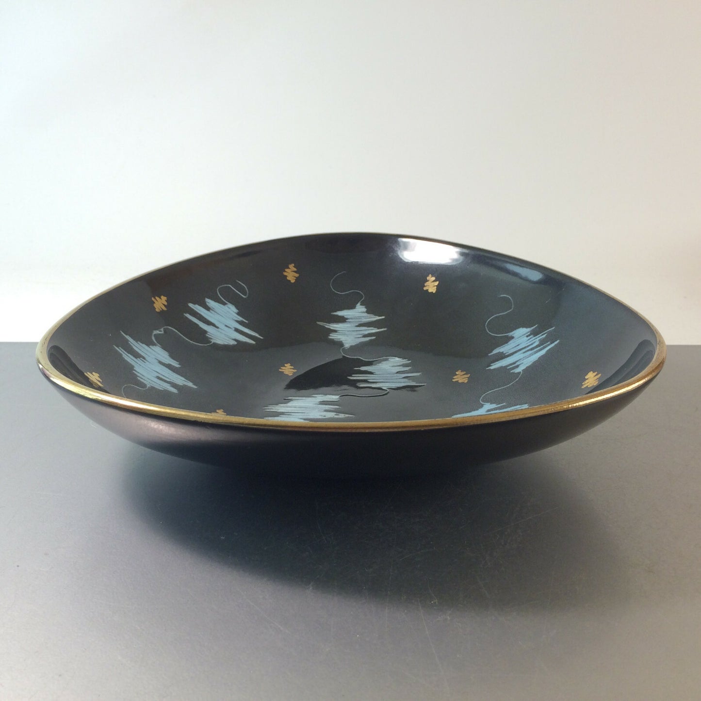 WÄCHTERSBACH Keramik Schale 25,5 cm 50er 60er "TOKIO" Mid Century Schüssel