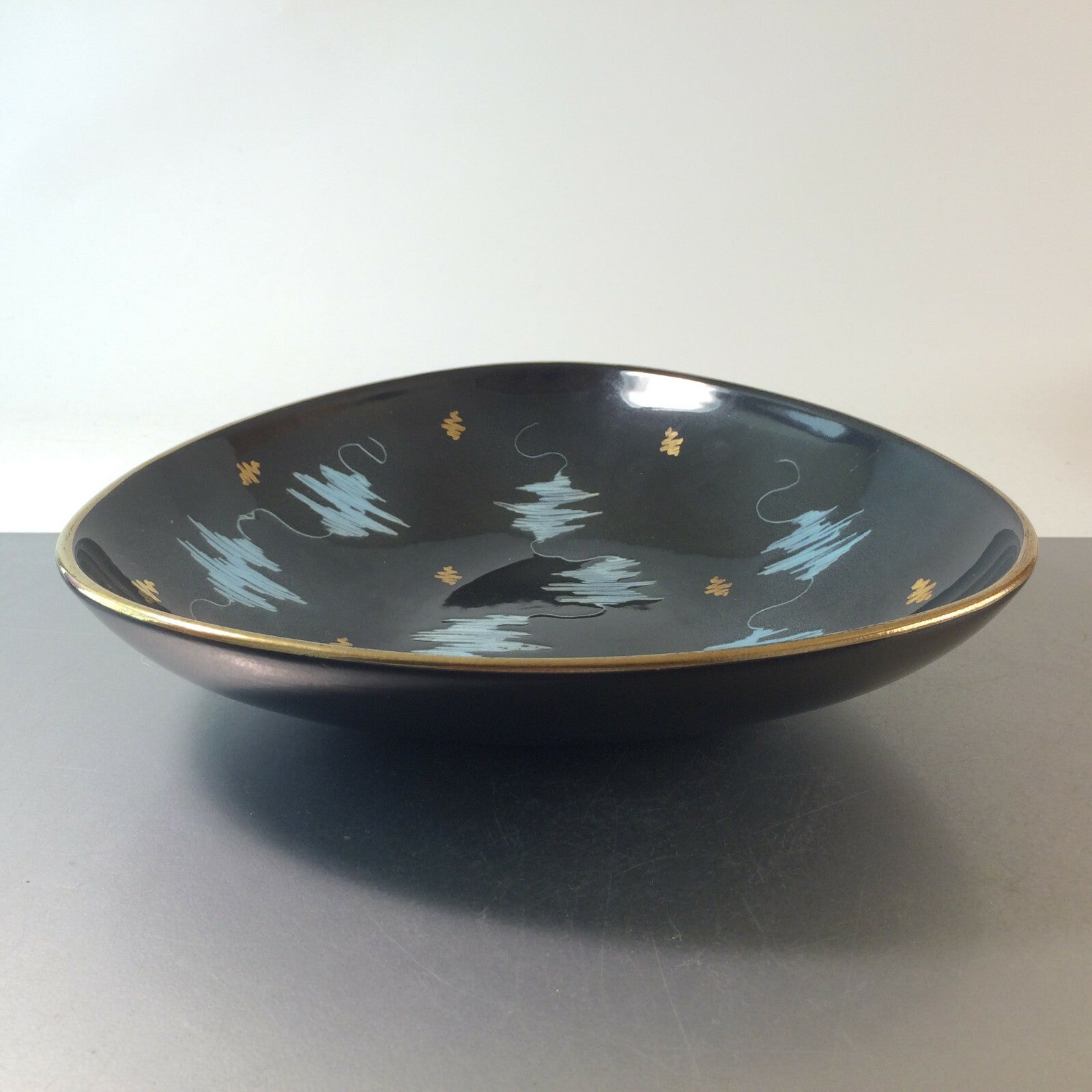 WÄCHTERSBACH Keramik Schale 25,5 cm 50er 60er "TOKIO" Mid Century Schüssel