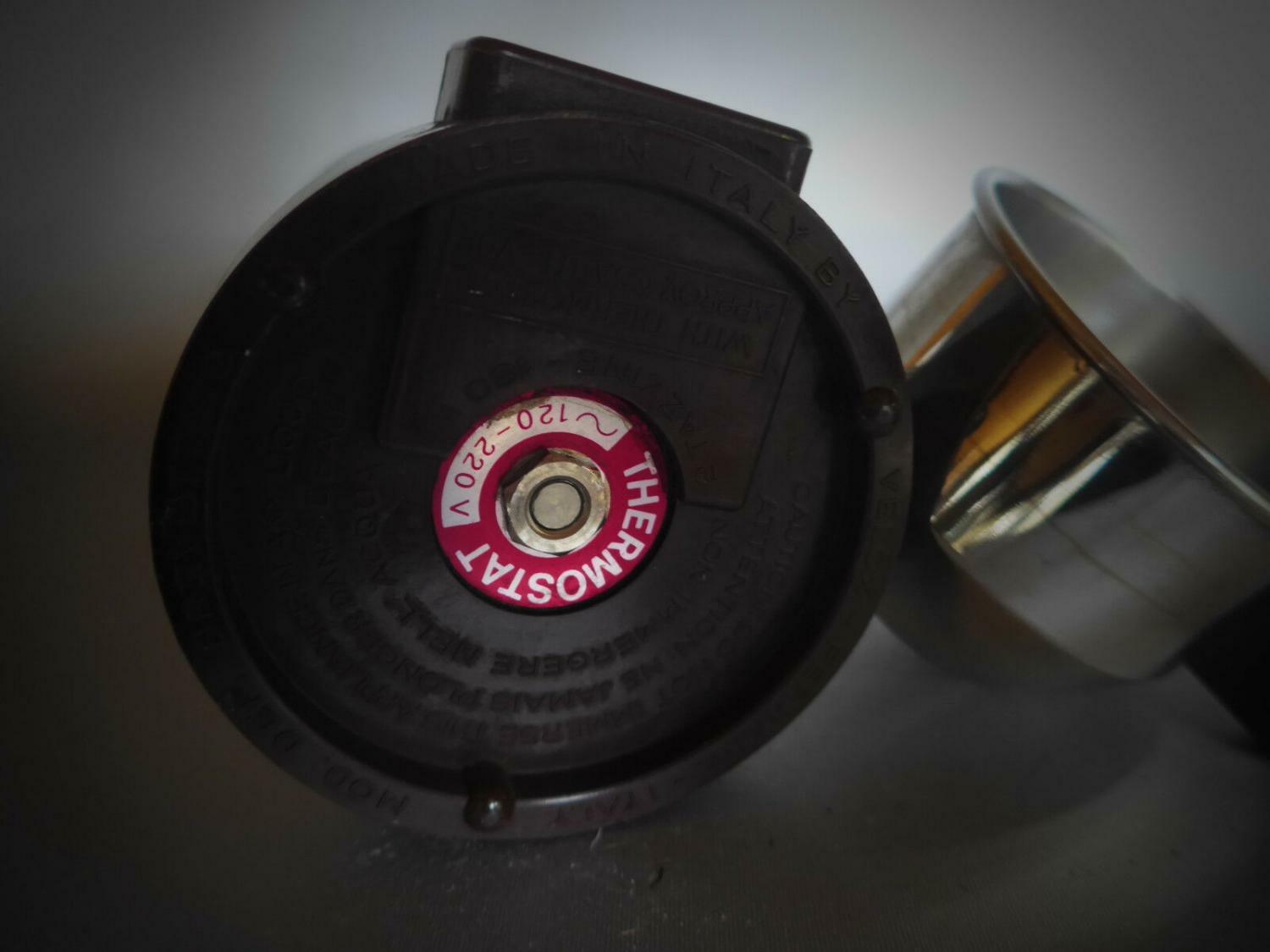 Velox Ferrara PATENT Espressokocher braun elektr. 2 Tassen 70er Italy