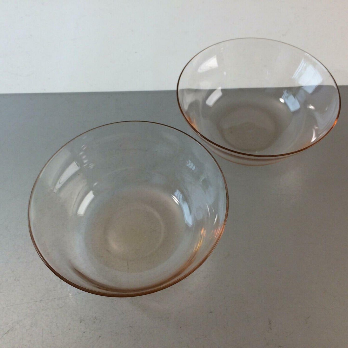 HOLMEGAARD Schälchen rosa rosße Schalen Glas 13 cm 2er Set Schüssel