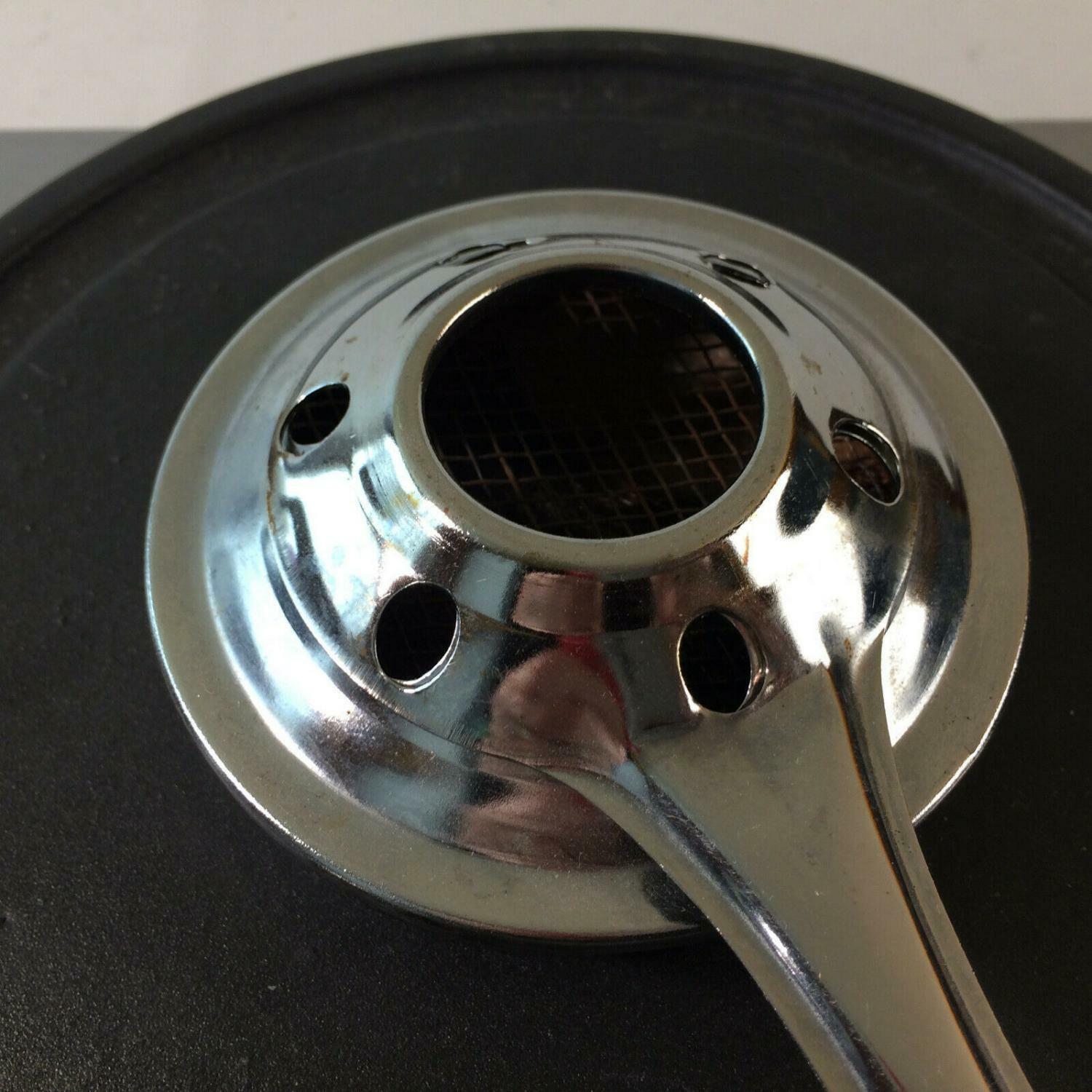 HP Käsefondue Topf Gusseisen mit Stövchen Eisen Metall Vintage FONDUE