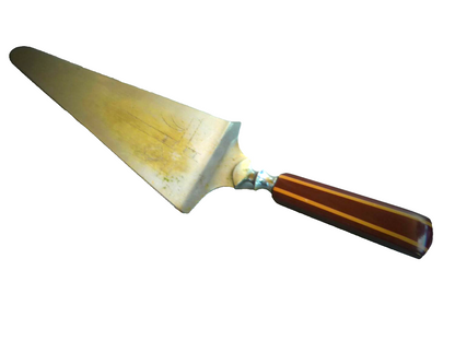 BAKELIT Tortenheber Art Déco 20er / 30er / 40er ART DECO ( c)