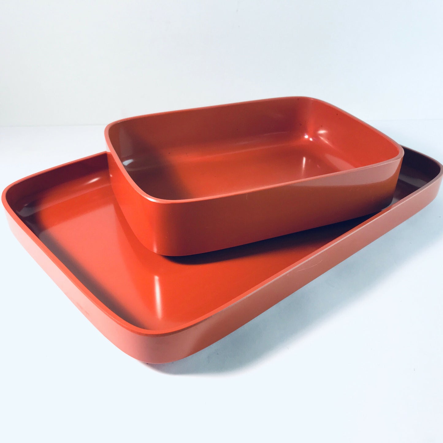 ROSTI Denmark Dansk Schüssel Set orange Schalen Vintage 60er 70er Design