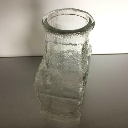 Vase Glasvase GLAS 60er 70er H 22 cm 