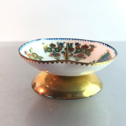 STEINBÖCK Austria Emaille emailliert Kerzenhalter Kerzenständer 7,5 cm