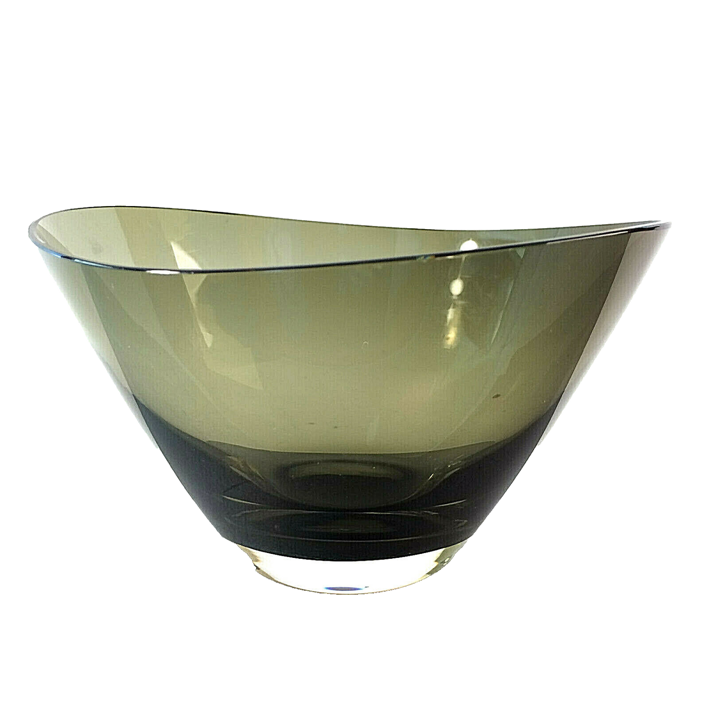 GRAL K. Habermeier Schälchen GLAS Schale Rauchglas grau D 13,8 cm