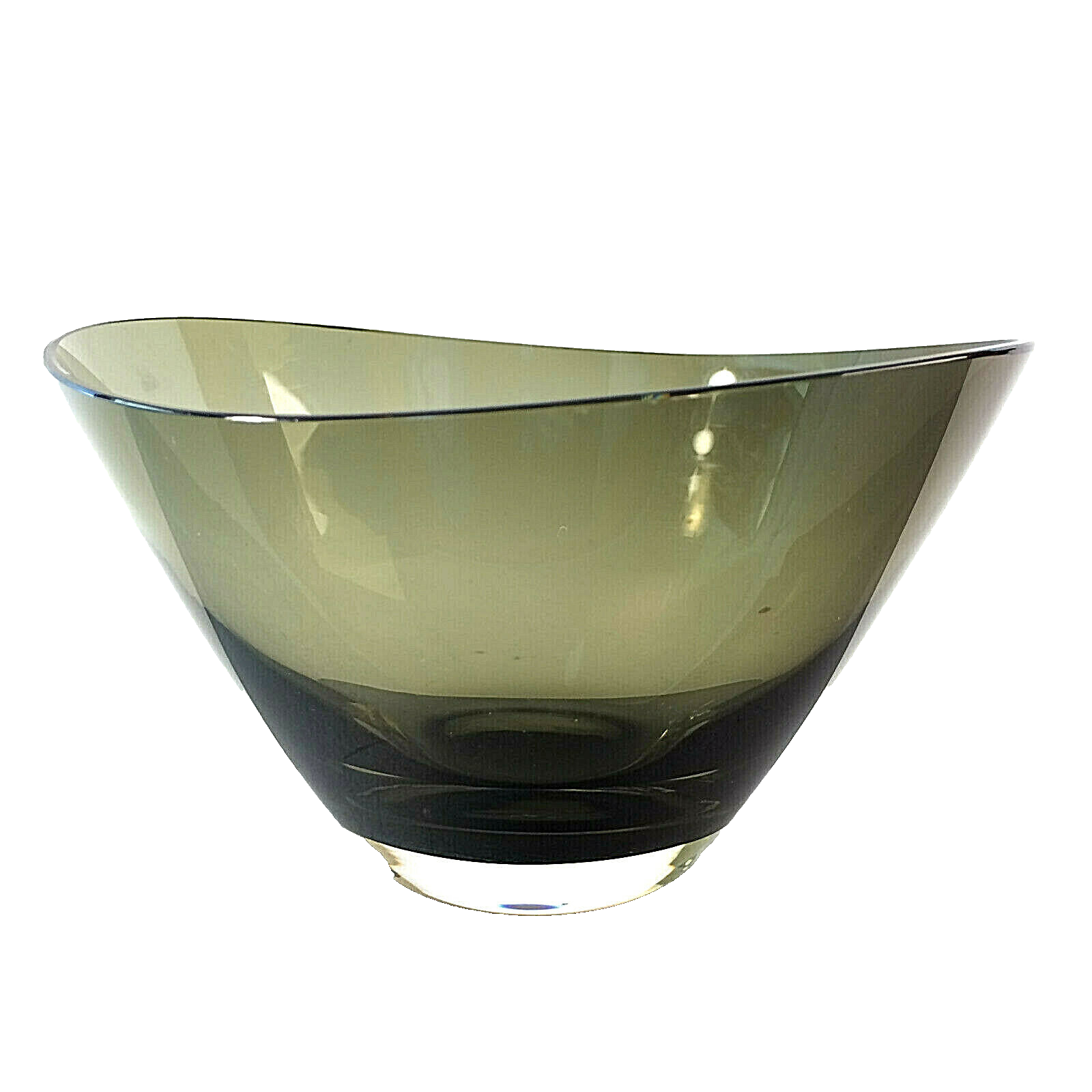 GRAL K. Habermeier Schälchen GLAS Schale Rauchglas grau D 13,8 cm