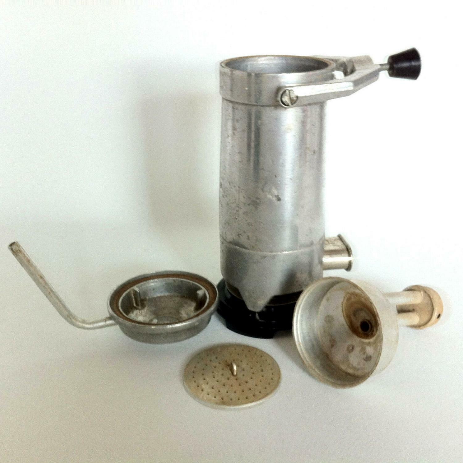 Espressomaschine UNGARN Espressokocher 29,5 Kaffeemaschine Alu 50er 60er