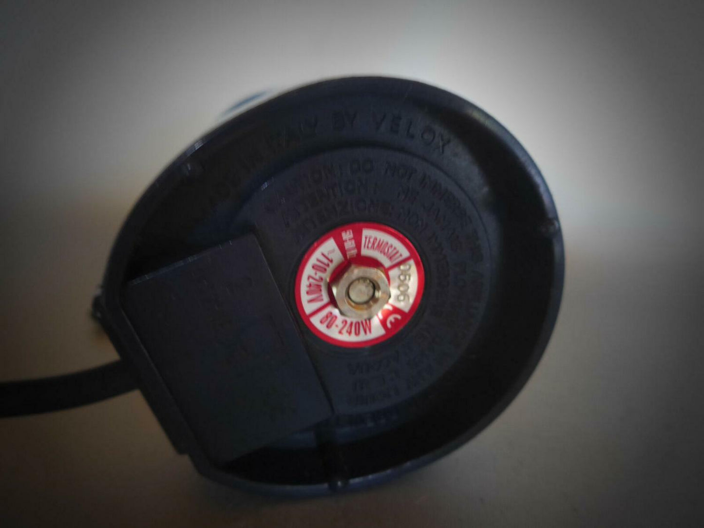 Velox Ferrara PATENT Espressokocher blau elektr. 2 Tassen 70er Italy