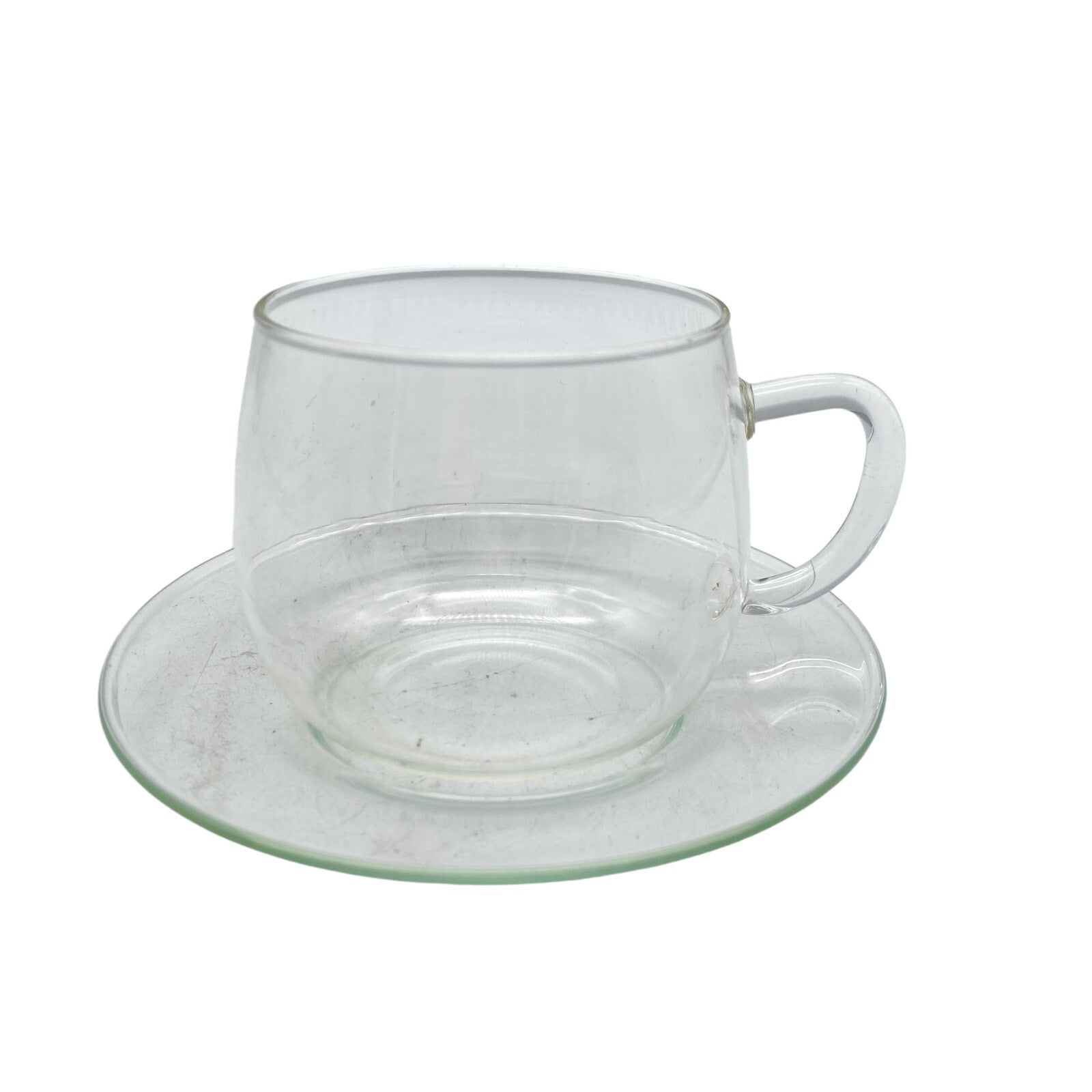SCHOTT Teegläser Teeglas Tassen Glas H 9 cm und Tasse H 6,7 cm Untertasse
