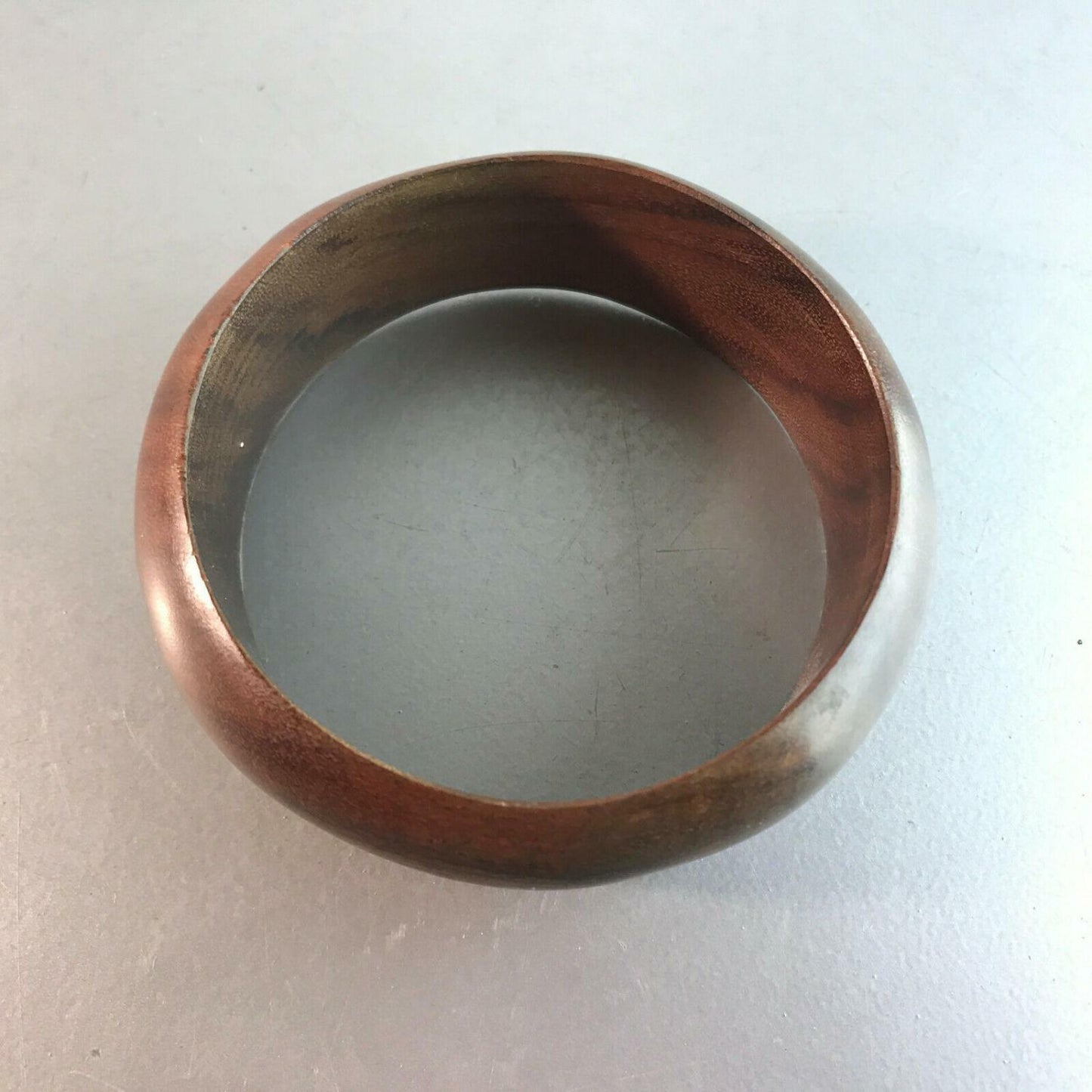 Vintage Armreif Armkette 50er 60er Holz innen D 6,6 cm 