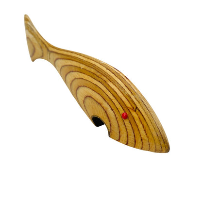 Vintage Flaschenöffner FISCH  Holz Kronkorkenöffner  MID CENTURY 22cm