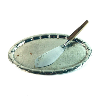 Tortenheber Kuchenheber 50er 60er HOLZ Teak MID CENTURY + Tablett