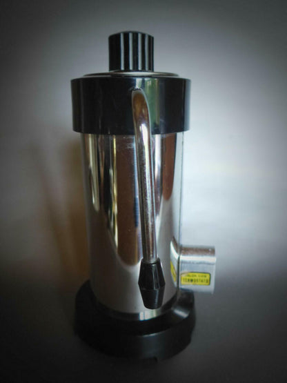 Velox Ferrara PATENT Espressokocher schwarz elektr. 3 Tassen 70er Italy