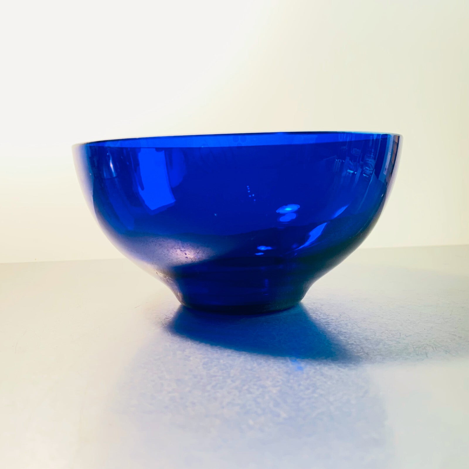 Schalen Schüssel Schälchen Glas 50er 60er blau Set 15/16 cm 50er 60er