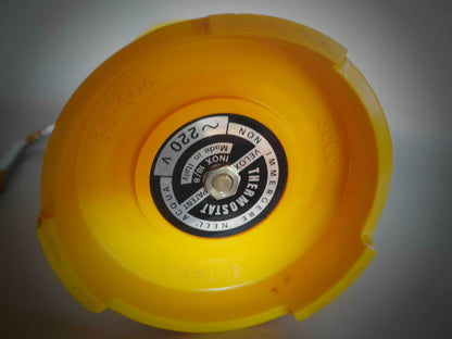 Velox Ferrara PATENT Espressokocher gelb elektr.  70er Italy 5 Tassen