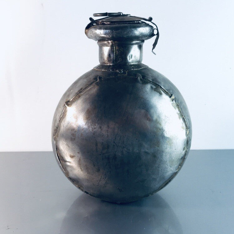 Antike Weinflasche 17./18. Jh. Metall Flasche SAMMLER Adelsbesitz Museum