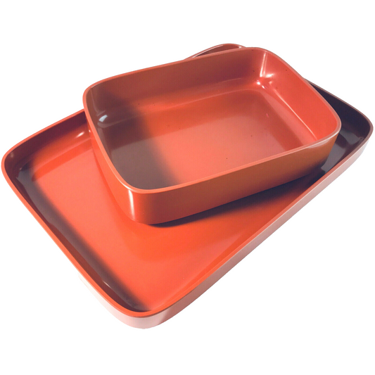 ROSTI Denmark Dansk Schüssel Set orange Schalen Vintage 60er 70er Design