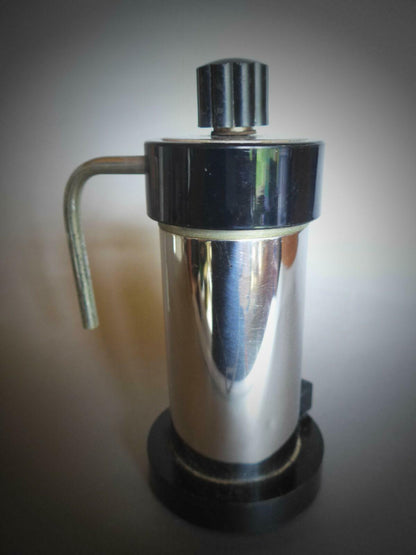 Velox Ferrara PATENT Espressokocher schwarz elektr. 2 Tassen 70er Italy