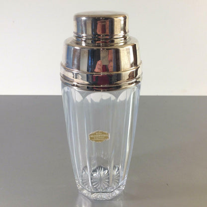 SHAKER Cocktailshaker Glas H 20,5 cm Pressglas 60er 70er