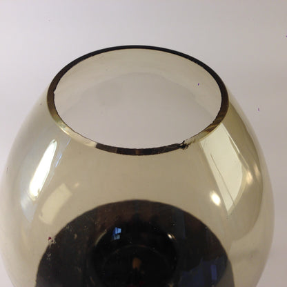 Vintage Windlicht 50er 60er 28 cm MID CENTURY Glas
