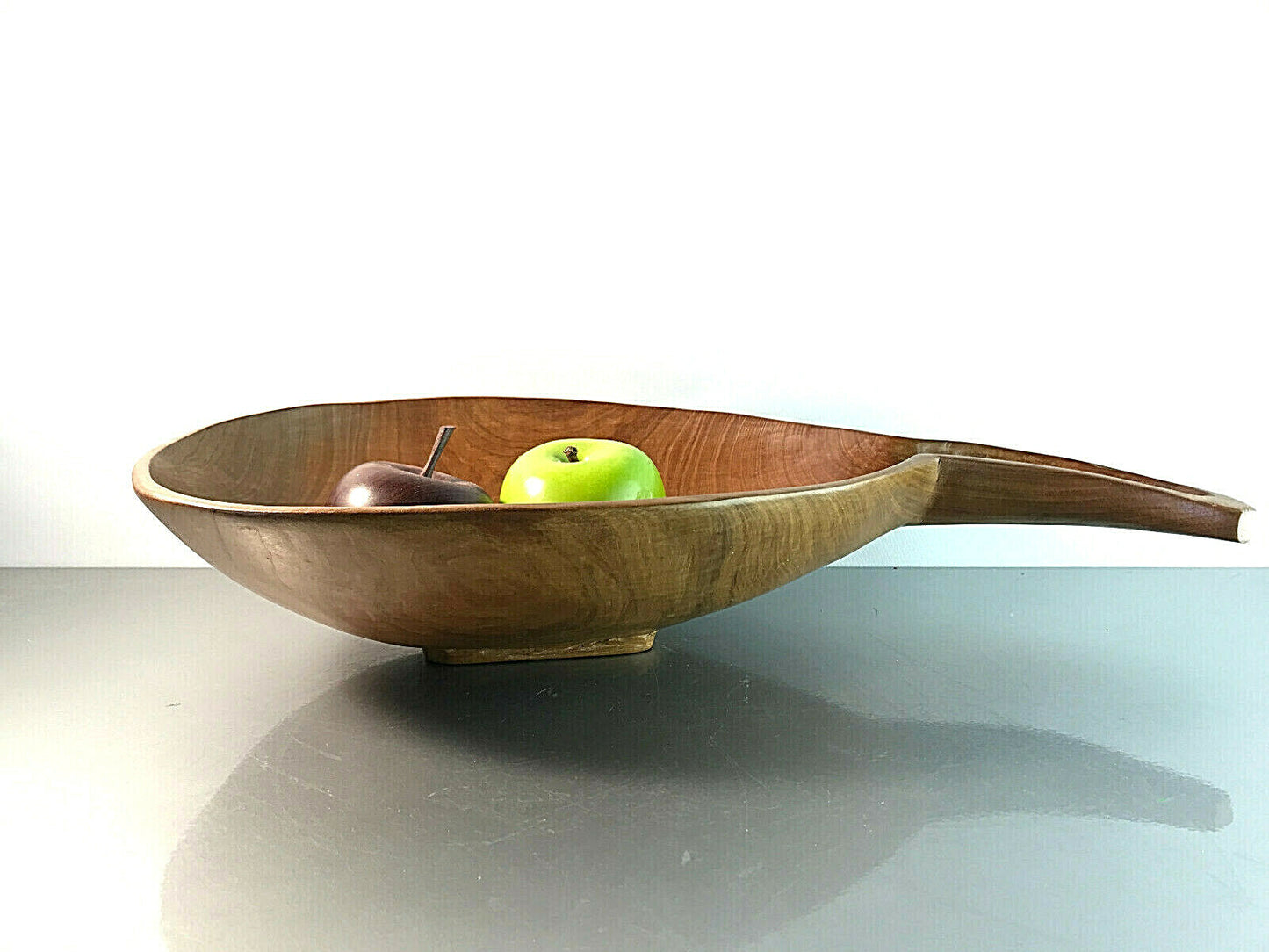 HOLZSCHALE Teak  45 cm Schale Schüssel Vintage 50er 60er MID CENTURY 