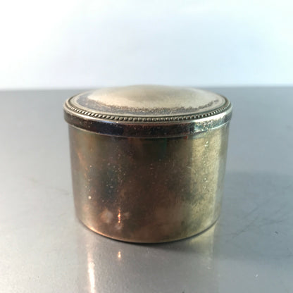 WMF Straußenmarke Dose Art Déco 20er 30er Deckeldose silber Metall 