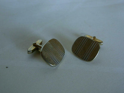 Alte MANSCHETTENKNÖPFE Manschetten CUFFLINKS silber 