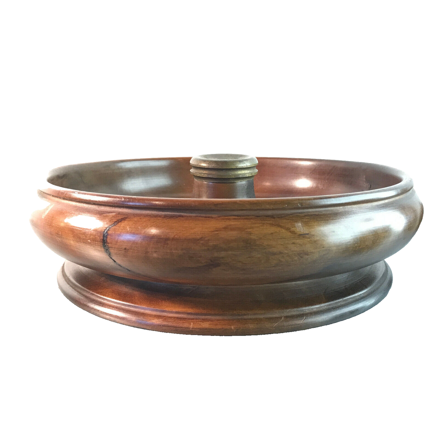 HOLZSCHALE 28 cm Schale Nussschale Vintage 50er 60er MID CENTURY