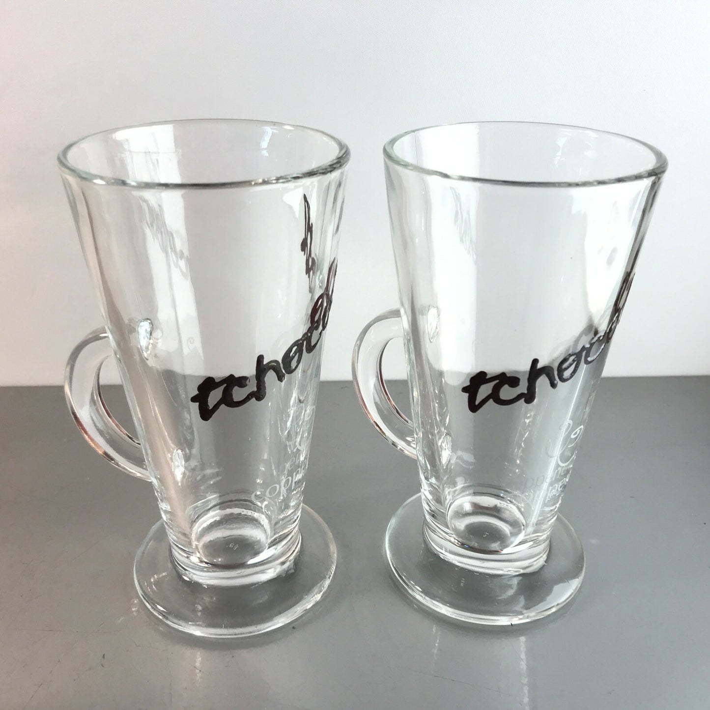 coppeneur Schokoladengläser heiße Schokolade Kaba 2er Set Glas 14,9 cm