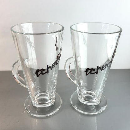 coppeneur Schokoladengläser heiße Schokolade Kaba 2er Set Glas 14,9 cm