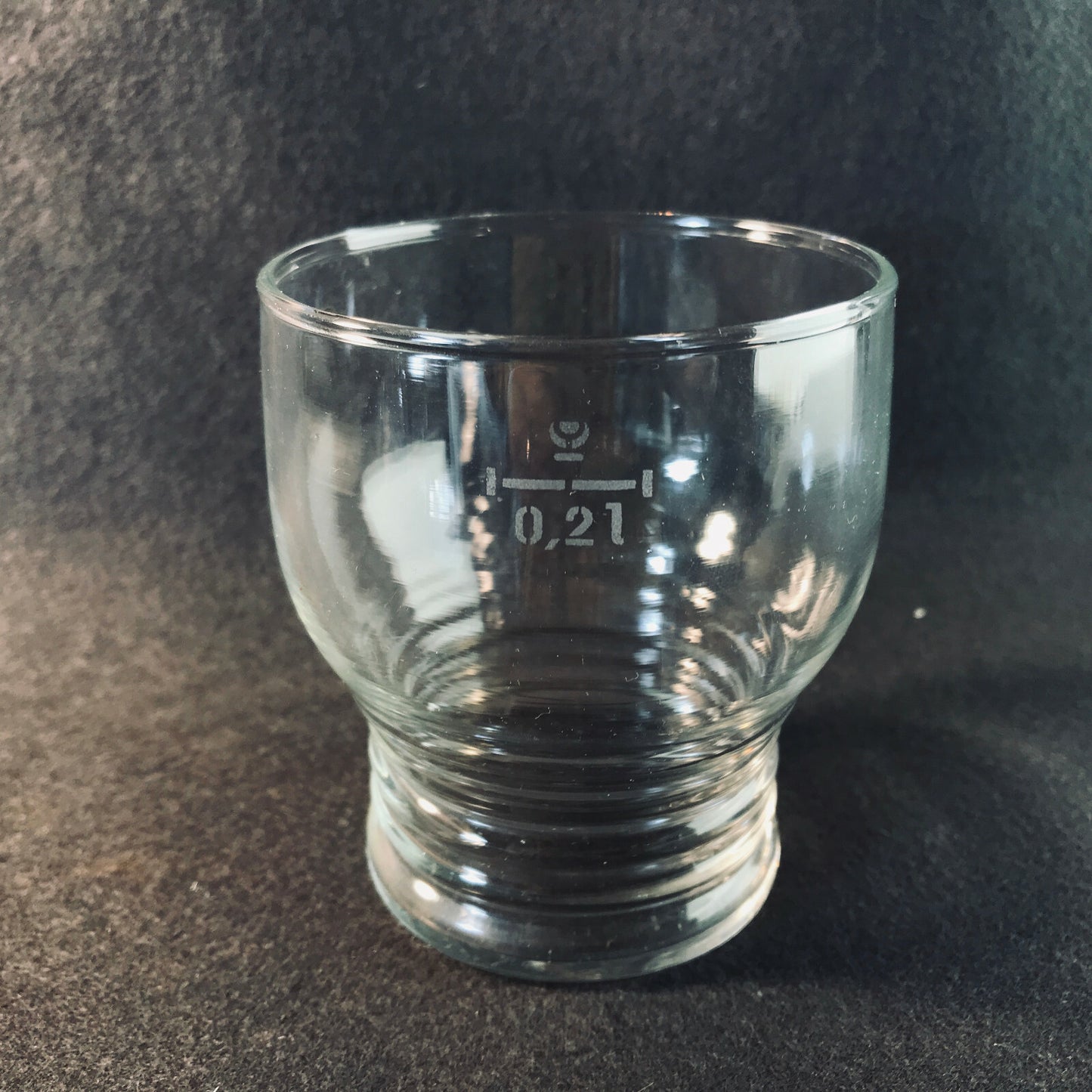 Wasserglas 8,5 cm  50er 60er Glas (Einzelglas)
