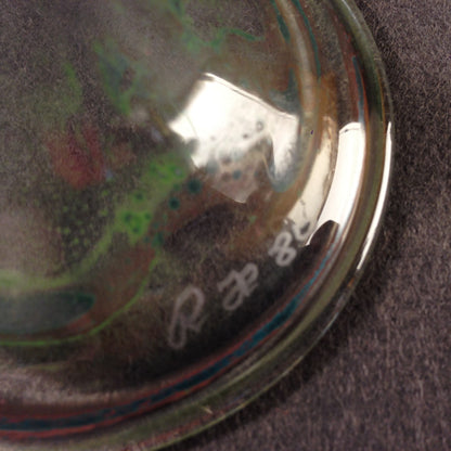 Vase Schale (sign.) 70er 80er Glas 18 cm Schälchen 