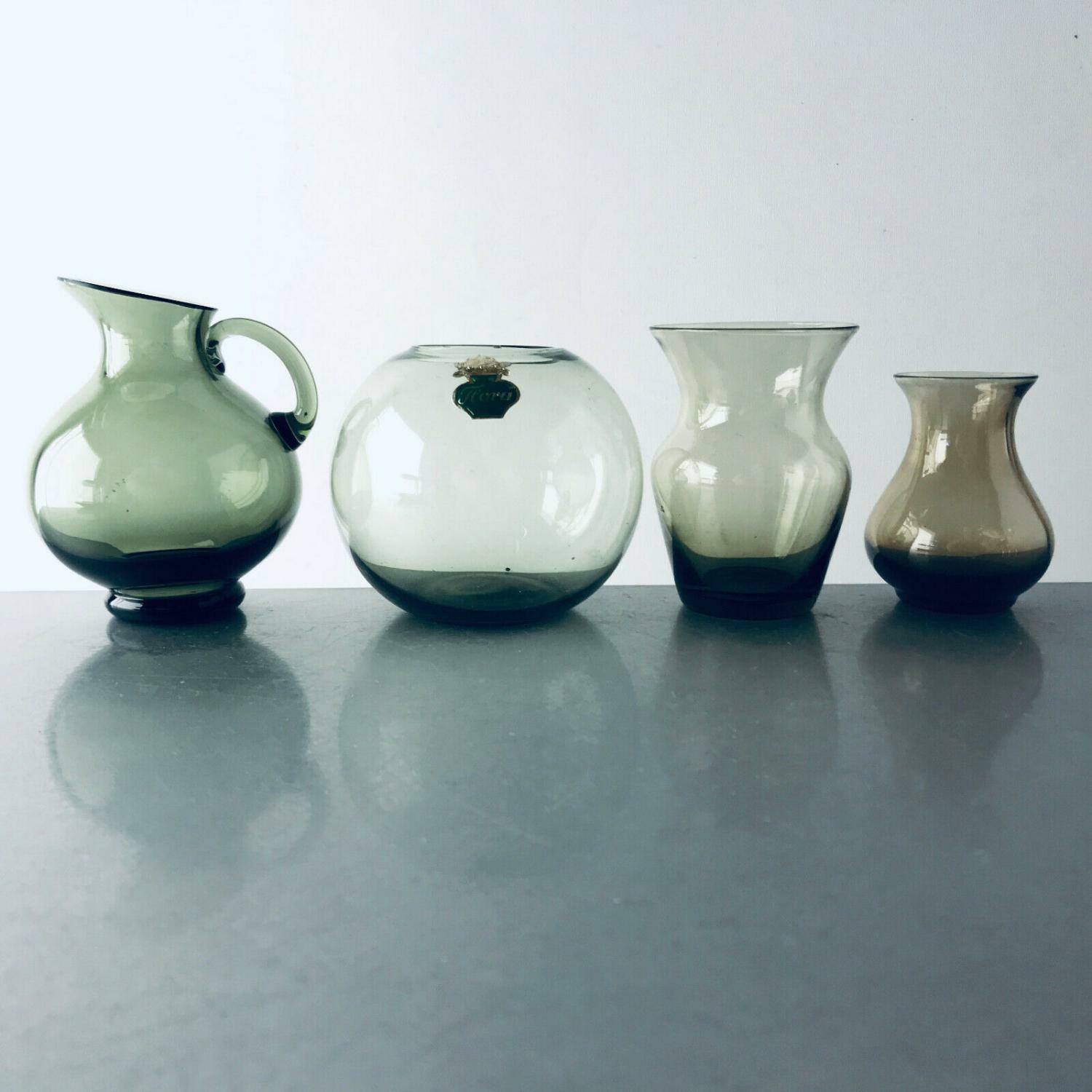 asen 50er 60er MID CENTURY Rauchglas mini 