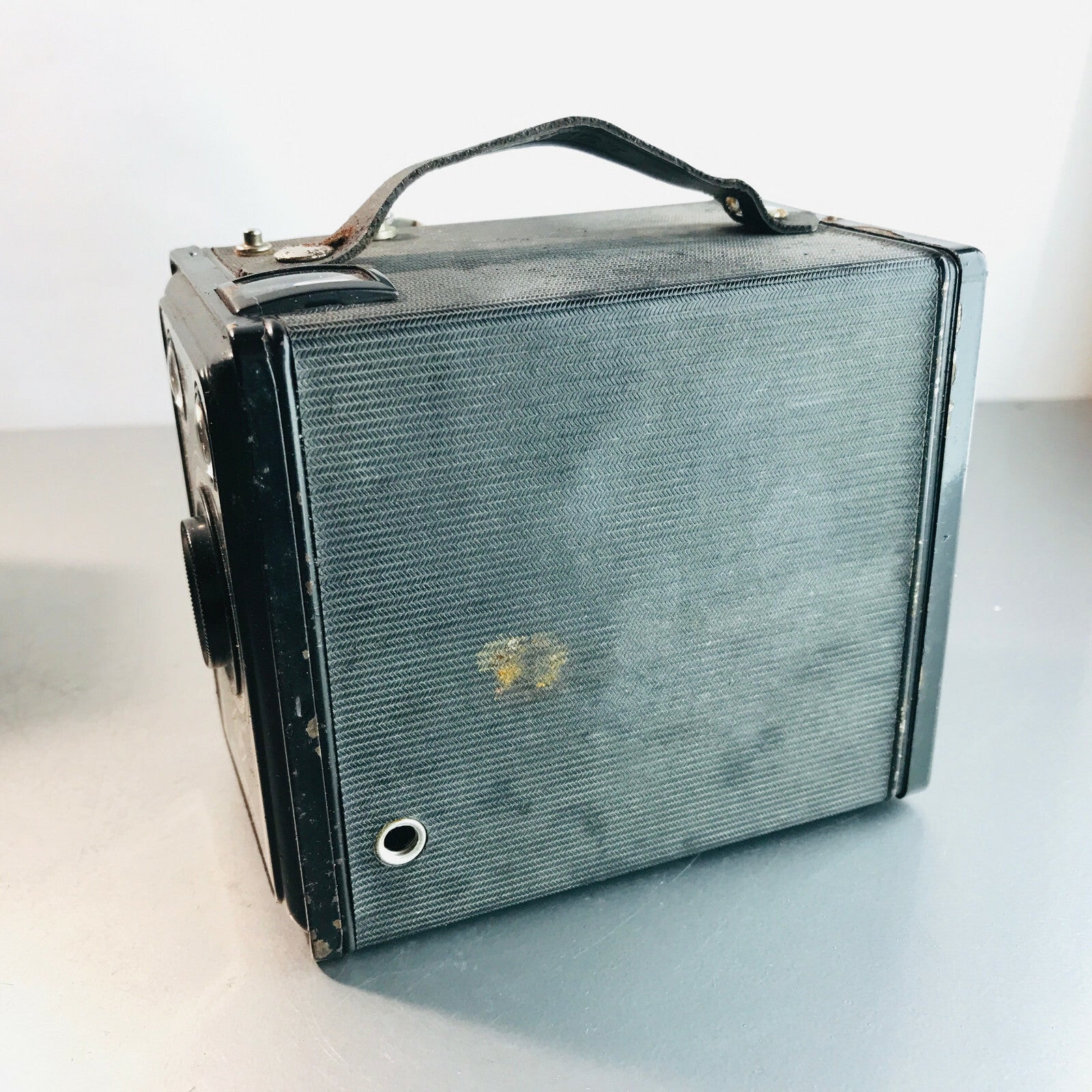 agfa Synchro Box Foto mit Tasche Leder