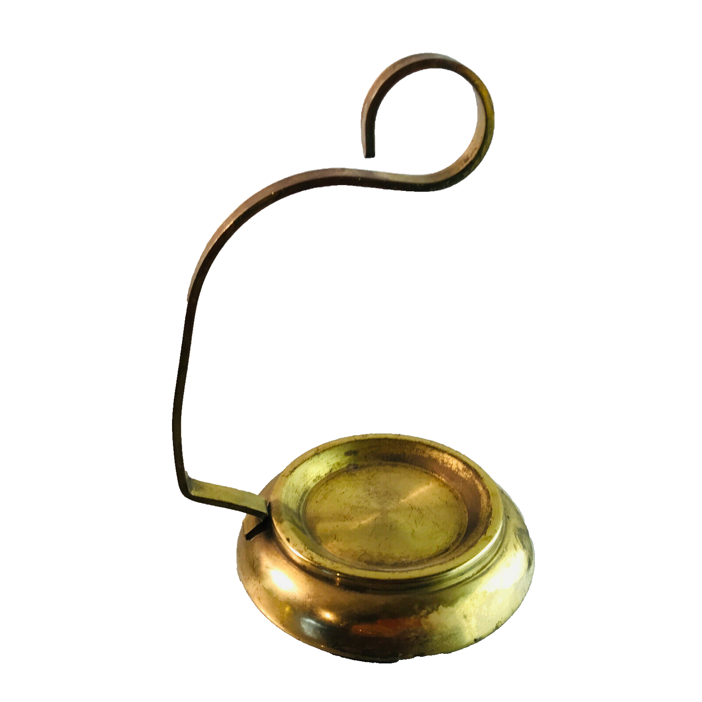 Messing Halter 50er 60er Vintage H 11 cm 