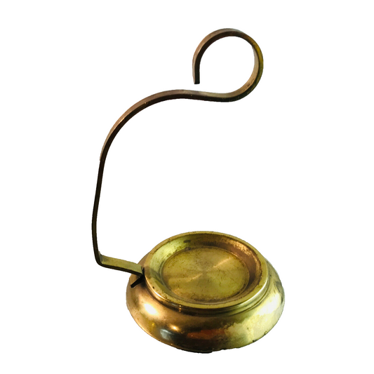 Messing Halter 50er 60er Vintage H 11 cm 
