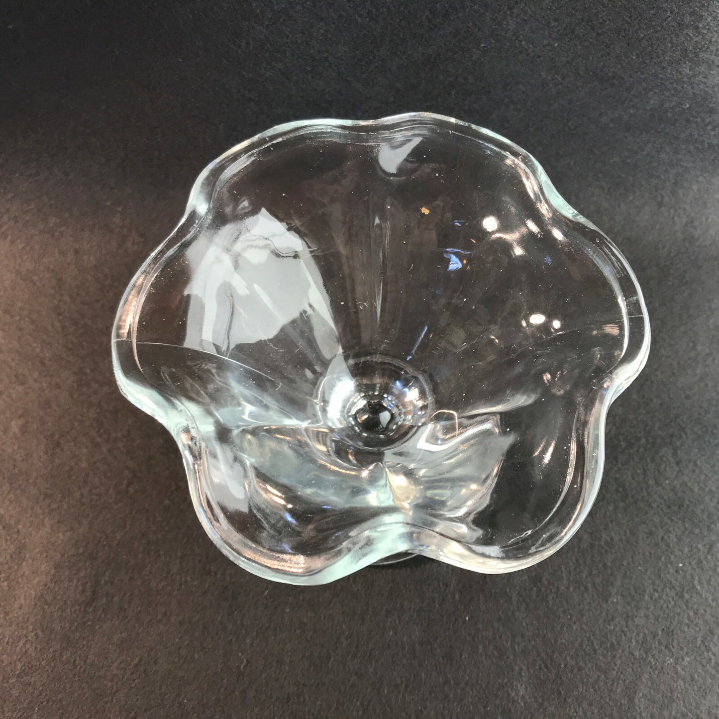 FIDENZA Italy EISBECHER Glas Konfektschale BONBONIERE 