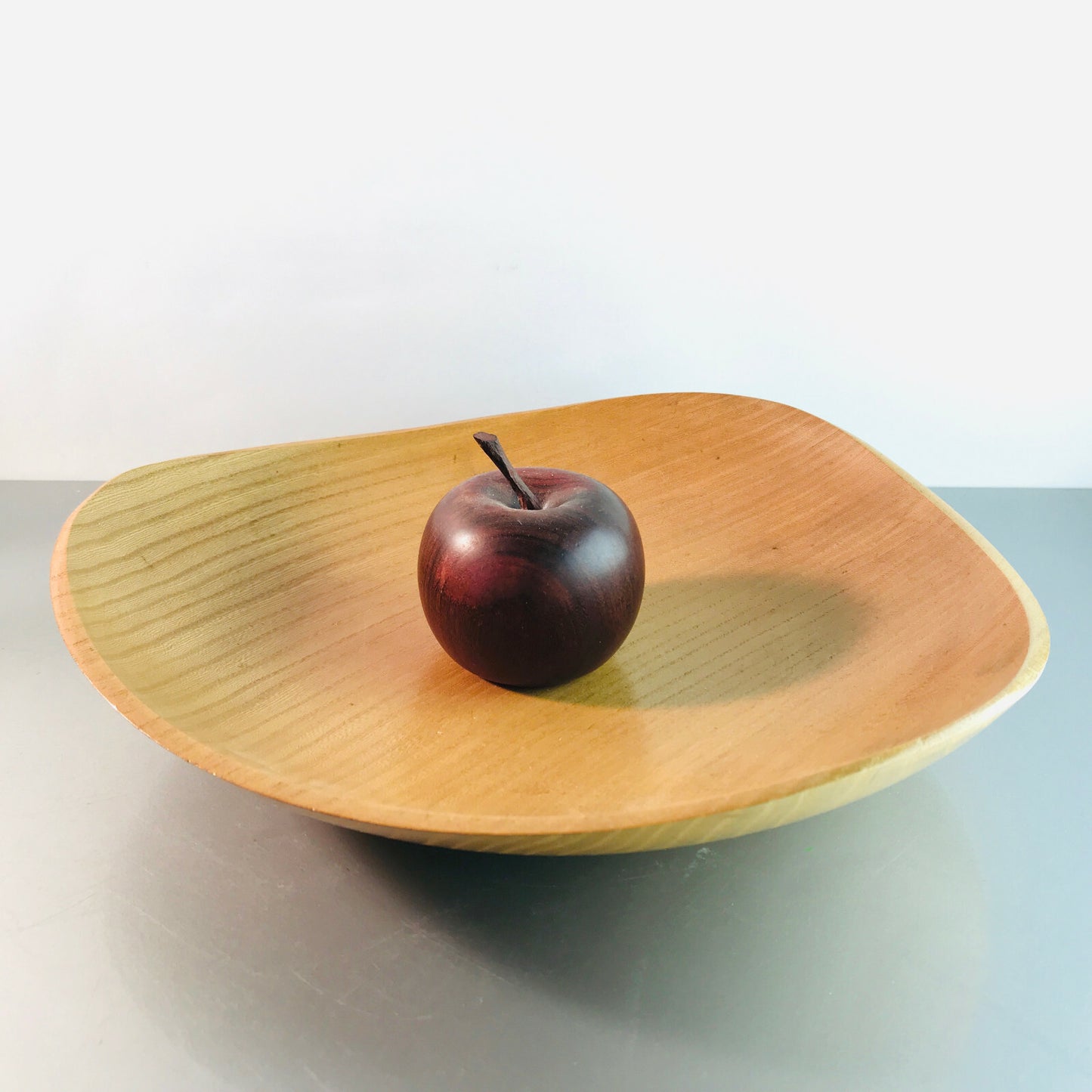 Schale MID CENTURY Holzschale Ahorn Schale Holz 29 cm 50er 60er